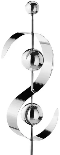 Kobolo Gartenstecker Dekostecker WAVE 134 cm in silber von Kobolo