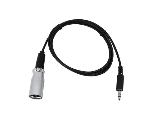 1m DMX-Adapter Kabel IN - 3,5mm Klinke / 3-pol XLR male für LED PST-9 / H2O