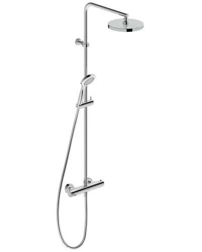 Duravit B.2 Shower System mit Brausethermostat - Badewannenarmaturen & Thermostate mit thermostatischer Temperaturregelung für ein sicheres Duscherlebnis. Inklusive Kopf- und Handbrause für vielseitigen Duschkomfort.