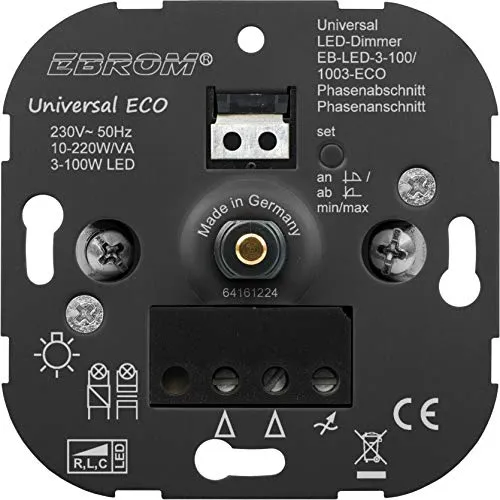 EBROM Unterputz UNIVERSAL LED Dimmer “der AllesDimmer