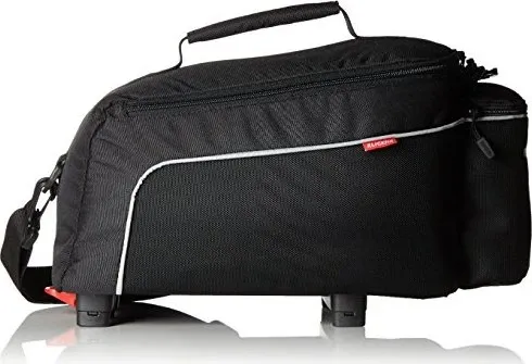 Klickfix Rack Pack Light Gepäckträgertasche - Schwarz, One Size, passt perfekt auf Racktime Gepäckträger, formstabile Konstruktion und schlankes Design