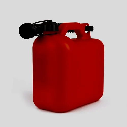 Kraftstoffkanister, Kunststoffkanister 5L Benzinkanister, Dieselkanister, rot