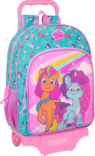 My Little Pony Magischer Trolley 42cm - Schulrucksack mit abnehmbaren Rädern, ergonomischer Polsterung und praktischem Verstellsystem. Ideal für Kinder, bietet viel Stauraum und ist leicht zu transportieren.