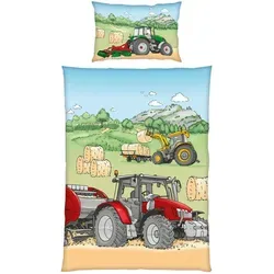 babybest Traktor Bettwäsche 40x60 cm + 100x135 cm von Herding