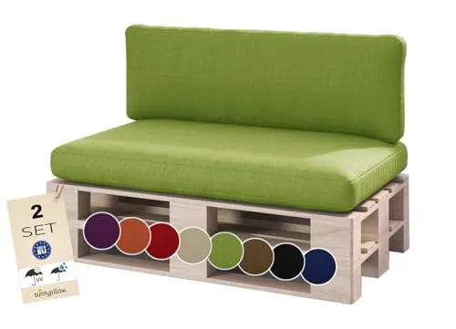 sunnypillow Palettenkissen Outdoor