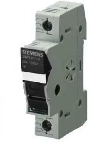 Siemens SENTRON Zylindersicherungshalter 10x38 mm - Sonstiges Elektromaterial für Photovoltaikanwendungen, bietet zuverlässigen Schutz der Module und reduziert Brandgefahr durch DC-Lichtbögen.