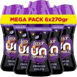 Lenor UNSTOPPABLES Weichspüler Perlen violette Frische 270 g