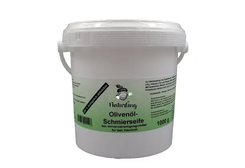 naturling Olivenöl Schmierseife Allzweckreiniger (1 kg, [- ergiebige Paste)