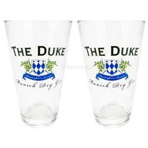 Das The Duke Munich Dry Gin Glas Gläser Ginglas Longdrinkglas - 2er Set