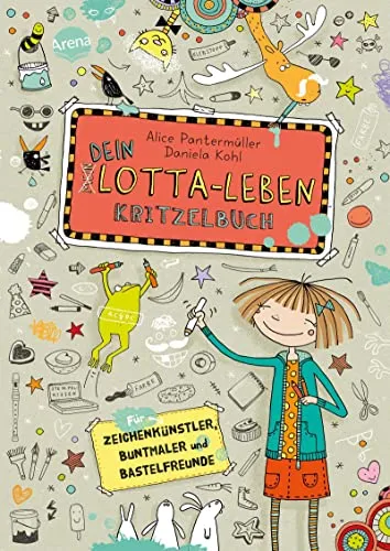 Dein Lotta-Leben. Kritzelbuch: Kreatives Zeichenspaß für Kinder - Grundbegriffe für Kinder – Ideal für Zeichenkünstler, Buntmaler und Bastelfreunde, fördert die Kreativität und bietet endlosen Spaß beim Ausmalen.