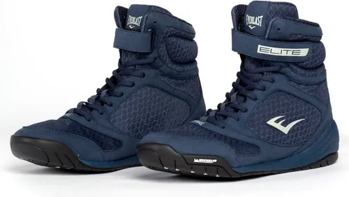Everlast Elite 2 Boxschuhe Blau EU 39 - Herren-Sportschuhe mit leichtem High-Top-Design für optimale Beinarbeit, maximale Traktion und Komfort – ideal für Training und Wettkampf.