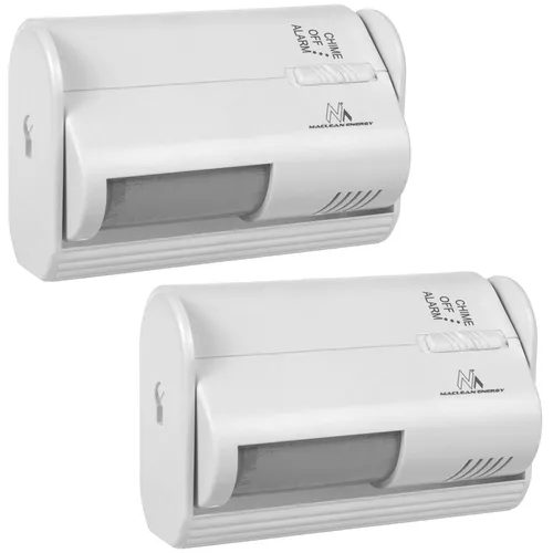 2x Bewegungsmelder Alarm Eingangssignalisierung