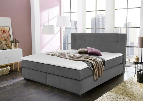 Jockenhöfer Gruppe Boxspringbett Family, inklusive 7-Zonen-TTFK-Matratzen und Kaltschaumtopper, erhältlich in den Breiten 120,140 & 180cm