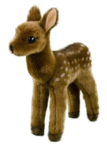 Kösen Rehkitz stehend 21 cm Stofftier - Kuscheltiere - Handgemachtes Rehkitz aus hochwertigem Plüsch, perfekt zum Kuscheln und ideal für Naturliebhaber.