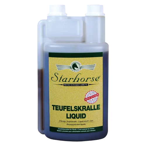 Starhorse Teufelskralle Liquid 1Liter Dosierflasche Bewegungsapparat für Pferde