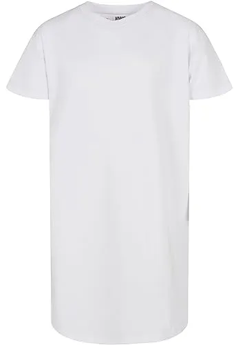 Urban Classics Mädchen Girls Organic Oversized Tee Dress Kleid, Weiß, 158-164 EU