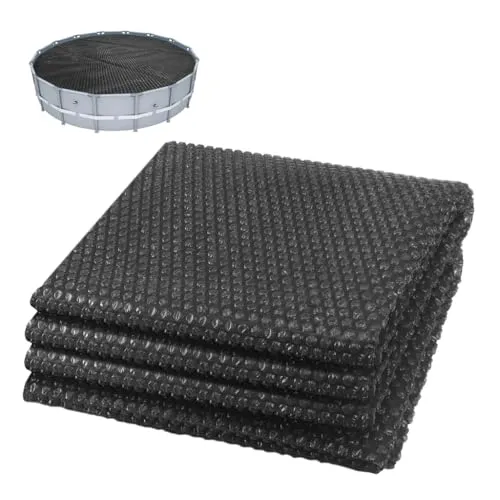 VOUNOT Pool Solarabdeckplane Rund Ø 366 cm