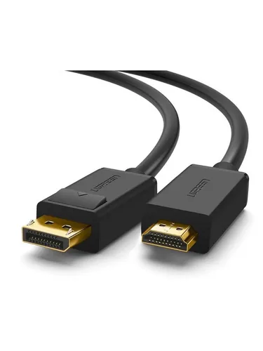 Ugreen Display Port - HDMI Kabel 1.50 m - Video Kabel für optimale Bildübertragung, ideal für den Anschluss von Laptops an Monitore oder Fernseher.