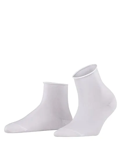 FALKE Damen Socken Cotton Touch W Sso Baumwolle einfarbig 1 Paar, Weiß White 2000, 39-42