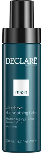 Declaré Men Aftershave Hautberuhigungs Balsam 200 ml - Aftershave Balsam für Männer, der strapazierte Haut nach der Rasur beruhigt und mit Feuchtigkeit versorgt. Schützt mit UVA/UVB Filtern und sorgt für ein frisches, gesundes Hautbild den ganzen Tag.