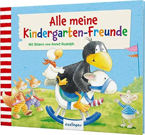 Der kleine Rabe Socke: Alle meine Kindergarten-Freunde - Freundebuch - Freundschaft Geschenkbücher für Kinder ab 3, ideal zum Festhalten von Freundschaften im Kindergarten und Kita mit lustigen Illustrationen.