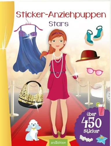 Sticker-Anziehpuppen – Stars: Über 400 Sticker | Coole Styles für Modefans ab 5 Jahren