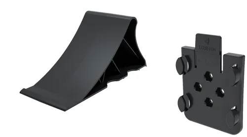 Unterlegkeil mit Halter in schwarz