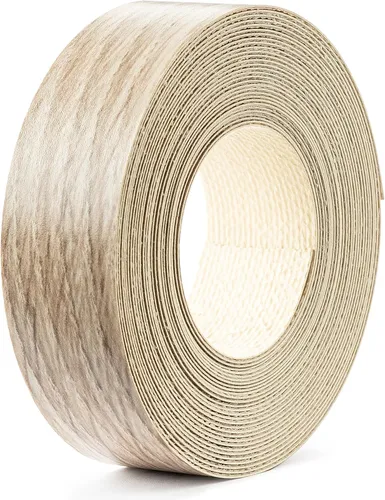 Kantenumleimer Holzfurnier Schmelzkleber 21 mm x 5 m x 0,50 mm, Helle Eiche