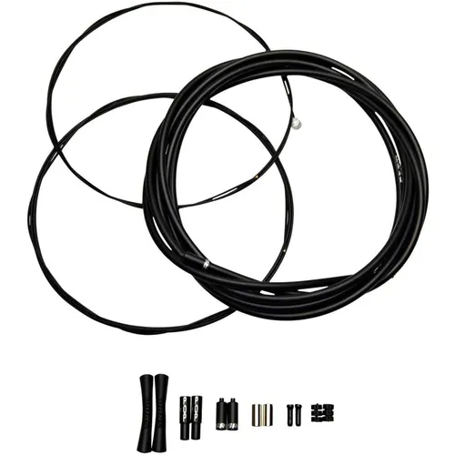 SRAM Schaltzug Kit 4mm - Universell für alle Fahrradtypen - Brems- und Schaltzug Set mit 10 Teilen, ideal für vielseitige Fahrräder, inklusive Aluminium und Edelstahl für hohe Langlebigkeit.