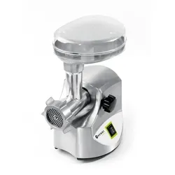 HENDI Fleischwolf 198, Aluminium Schnecke für Steak-Tartar - Fleischwolf für die einfache Verarbeitung kleinerer Fleischmengen, ideal zum Wurstmachen. Mit Aluminium-Gehäuse, Edelstahlmesser und praktischen Aufsätzen.