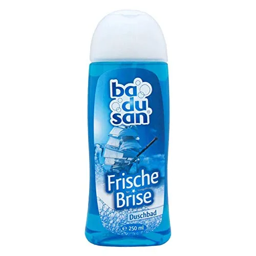 Badusan Duschbad Frische Brise – Original DDR Klassiker – Erfrischendes Duschgel für Haut & Sinne – Nostalgie Pflegeprodukt aus der DDR