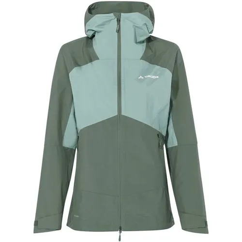 Vaude Damen Simony 2.5L V Jacke (Größe L, grün) - Funktionsjacke für Damen, leicht und kompakt, bietet optimale Bewegungsfreiheit und Schutz vor Regen.
