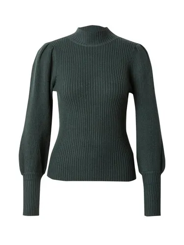 ONLY Strickpullover ONLKATIA L/S Highneck - Pullover mit langen Puffärmeln, wärmend und aus hochwertigem Strick, ideal für einen lässigen Look in Dunkelgrün.