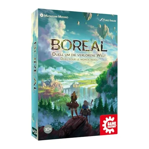 Game Factory 646081 Boreal, Duell um die verlorene Welt, Kartenspiel für Erwachsene und Kinder ab 10 Jahren, Brettspiel für 2 Personen