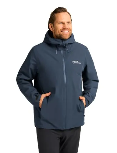 JACK WOLFSKIN Herren Funktionsjacke WISPER INS JKT M - Funktionsjacke mit TEXAPORE ECOSPHERE PRO für optimalen Wetterschutz und PRIMALOFT Isolierung, ideal für kalte Aktivitäten im Freien.