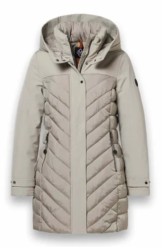 District Wintermantel St Moritz für Damen – Beige, Größe 38