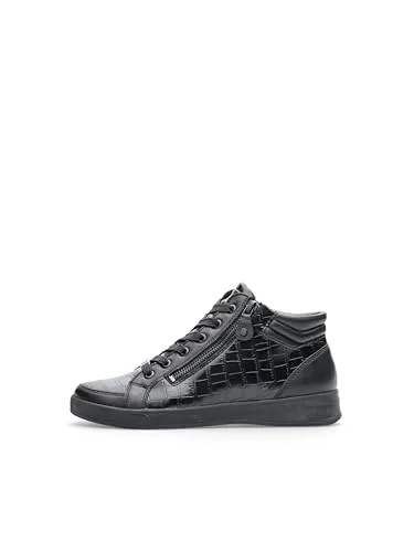 ara Damen ROM Sneaker, SCHWARZ, 39 EU - Damen-Sneaker mit Wechselfussbett und High Soft Bamboo Technologie für optimalen Komfort den ganzen Tag.