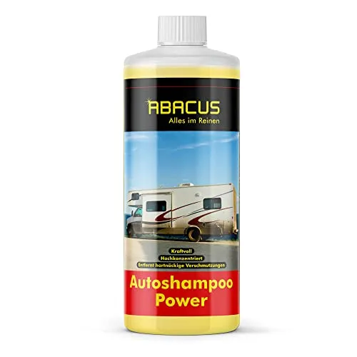 ABACUS Autoshampoo Power - Hochdruckreiniger für LKW und Fahrzeuge - Autopflege & Motorradpflege: Hochkonzentrierter Kraftreiniger entfernt mühelos hartnäckige Verschmutzungen wie Fett und Ruß. Ideal für Hochdruckgeräte und vielseitig einsetzbar.