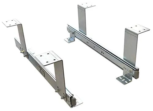 Teleskopschienen für Keyboard 500 mm Nutzhöhe Super XL 122 mm Untertischmontage