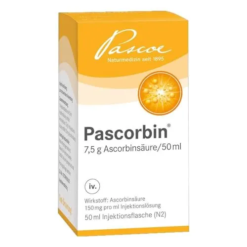 Produktbild Pascorbin 7,5 g Vitamin-C-Hochdosis-Infusion