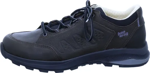 Hanwag Travi Low SF Extra Lady Wanderschuhe - Wanderschuhe in Chestnut/Black, ideal für anspruchsvolle Wanderungen mit extra Komfort und Unterstützung für Damen.