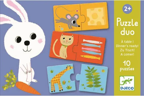 Djeco Duo PUZZLE Dinner's ready! von Djeco
