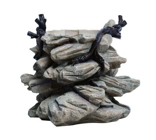 ReptiZoo Terrarium Unterteil für Trinkbrunnen & Luftbefeuchter - Praktisches Unterteil für den ReptiZoo Trinkbrunnen und Luftbefeuchter. Maße: 23x22x22 cm. Ideal zur Unterstützung der Pflege von Reptilien.