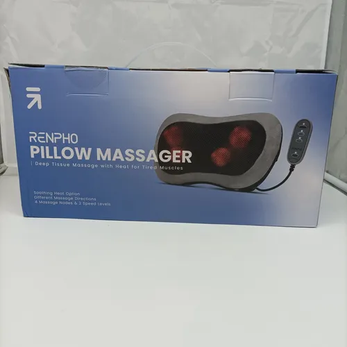 Produktbild RENPHO Shiatsu Massagekissen mit Wärmefunktion Rückenmassagegerät Nacken Schulte