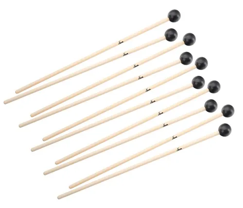 XDrum MG3 Xylophonschlägel Set – 5 Paar aus Holz/Kunststoff - Schlägel für Orchester, 5 Paar mit optimaler Länge von 37cm für präzisen Klang und hervorragende Spielbarkeit.