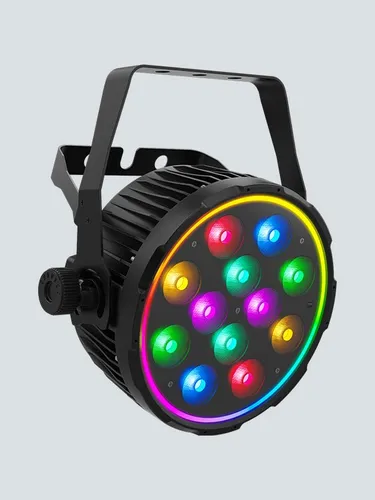 Chauvet DJ SlimPAR Pro Pix - PAR Can für kreative Lichteffekte - Kompakte Lichteffektbeleuchtung mit RGBW-LEDs, ideal für Veranstaltungen und Partys, bietet vielseitige Farbwechsel und beeindruckende Lichtshows.