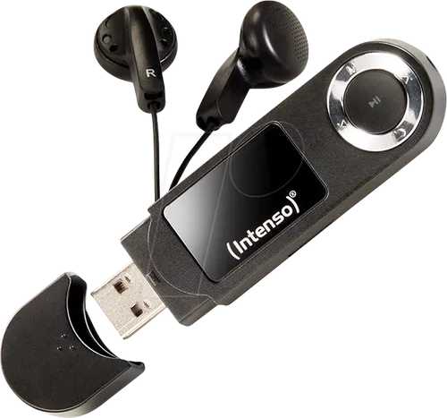 INTENSO MW 64GB MP3-Player - Music Walker mit 64 GB - Kompakter MP3-Player für Musikgenuss ohne Ladezeiten. Mit 64 GB Speicher, einfacher Ordner-Navigation und 8 Equalizer-Modi ideal für unterwegs. Inklusive Zubehör: microSD-Karte, Kopfhörer und Batterie.