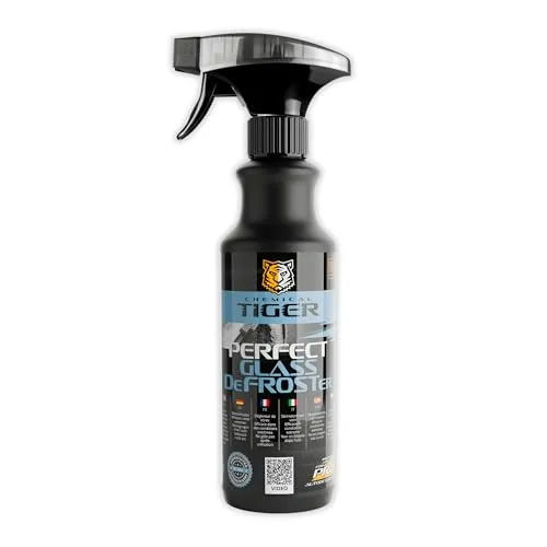 CHEMICAL TIGER - Enteiserspray Auto - Scheibenenteiser - Bis –60 °C - Eisfrei, Scheibenentfroster, EIS Entferner - Unschädlich für Lack & Gummi - Perfect Glass DeFROSTer 500ml - Duft nach New Car