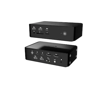 Docking Station - USB-C / Thunderbolt 5 mit 2 x HDMI - Weiteres Notebook-Zubehör mit 2 x HDMI und 2 x Thunderbolt 5 für blitzschnelle Datenübertragung und vielseitige Anschlussmöglichkeiten.