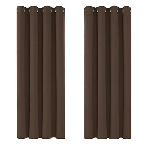 Vorhänge & Gardinen Braun von Deconovo